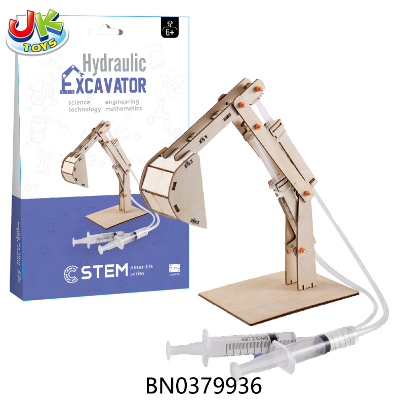 WOODEN HYDRAULIC EXCAVATOR toys