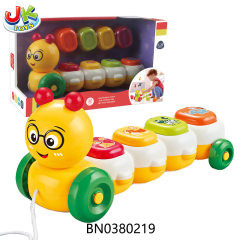 DRAG CATERPILLAR (YELLOW) toys