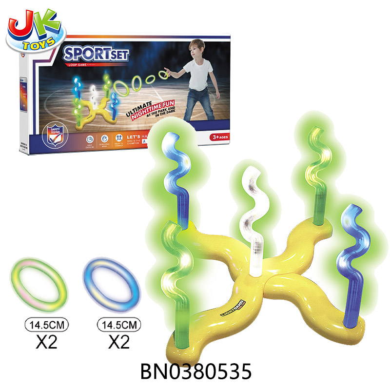 FIVE-RING FERRULE GAME W/LIGHT toys