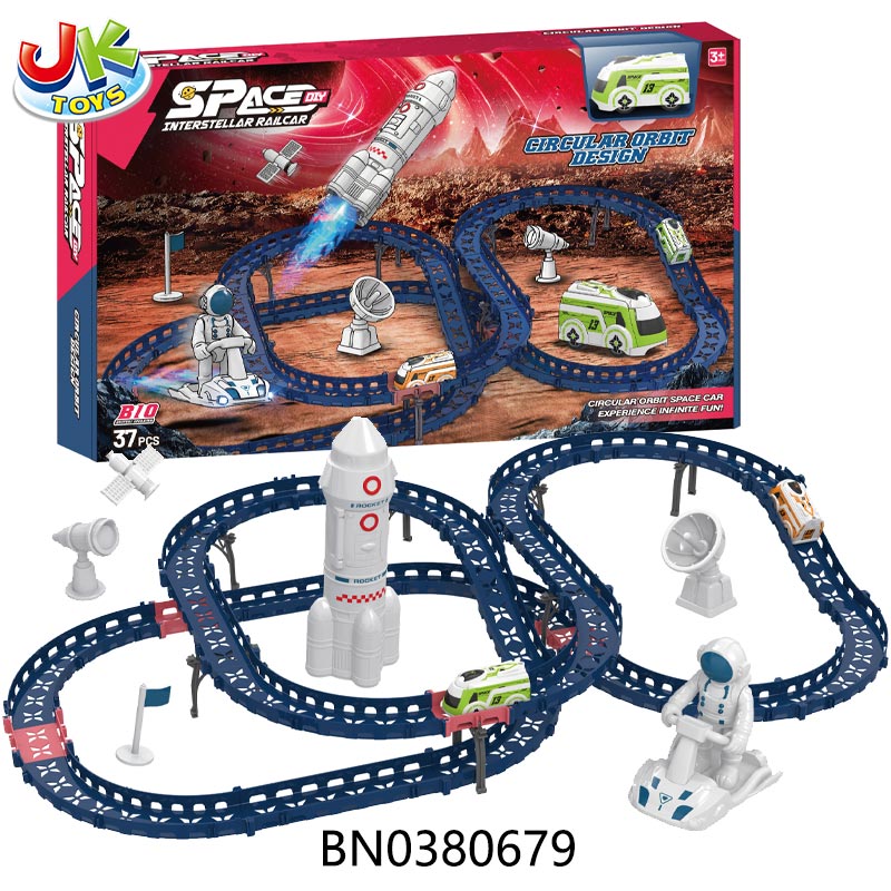 B/O DIY SPACE RAIL CAR toys