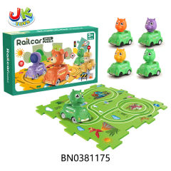 B/O DINOSAUR PUZZLE RAIL CAR toys