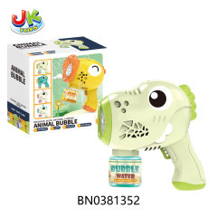 B/O 10 HOLE DINOSAUR BUBBLE GUN  W/LIGHT toys