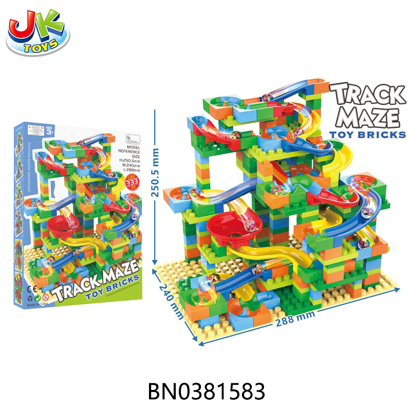 DIY TRACK MAZE BLOCKS SET,333PCS toys