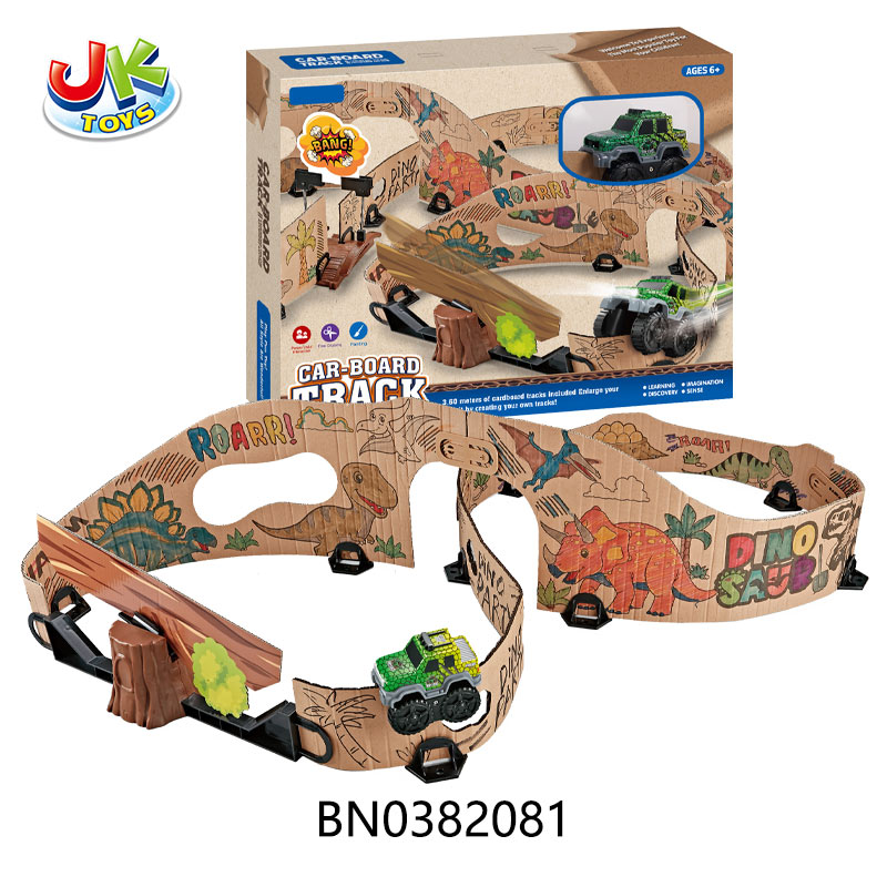 PAPER TRACK B/O CAR(DINOSAUR THEME) toys