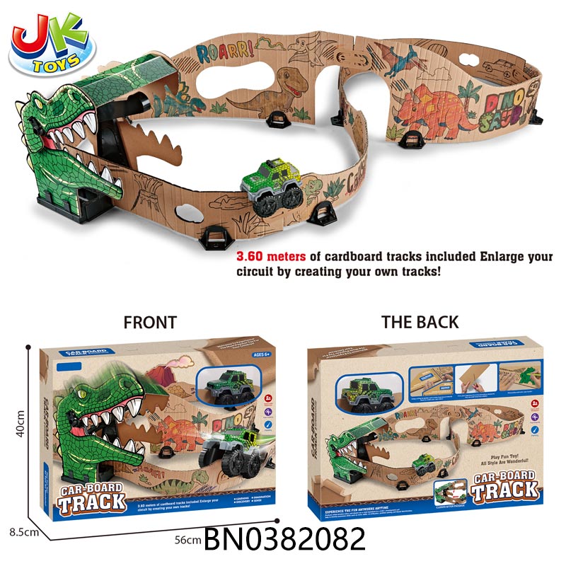 PAPER TRACK B/O CAR(DINOSAUR THEME) toys