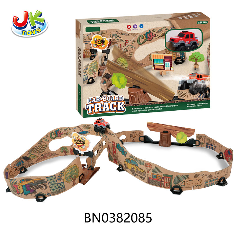 PAPER TRACK B/O CAR(CROSS-COUNTRY THEME) toys