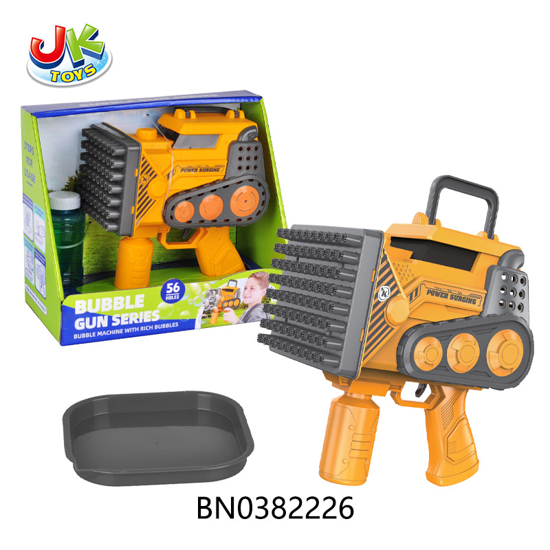 B/O 56 HOLE CONSTRUCTION CAR BUBBLE MACHINE toys