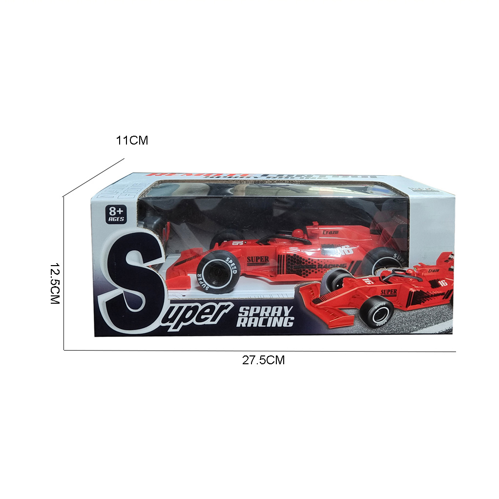 1：18多功能遥控喷雾车带灯光,2色混装 玩具