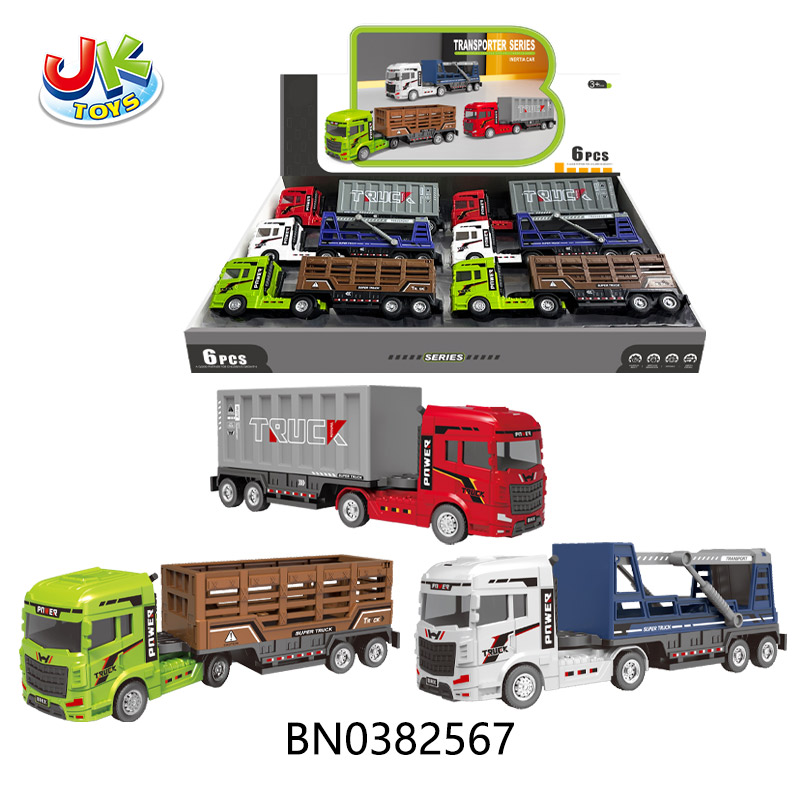 INERTIAL TRUCK(3 MODELS,6 PCS/DISPLAY BOX) toys