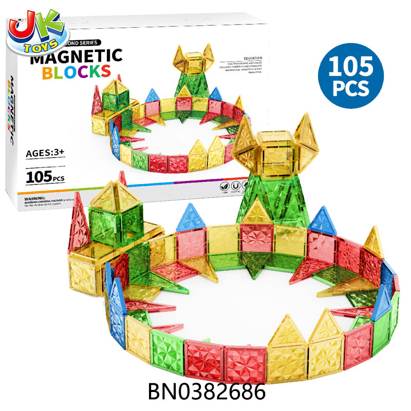 MAGNETIC STICKS,105PCS toys