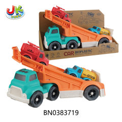 WHEAT STRAW MATERIAL  SLIDING CARTOON RAIL DLIDE TRANSPORTER toys