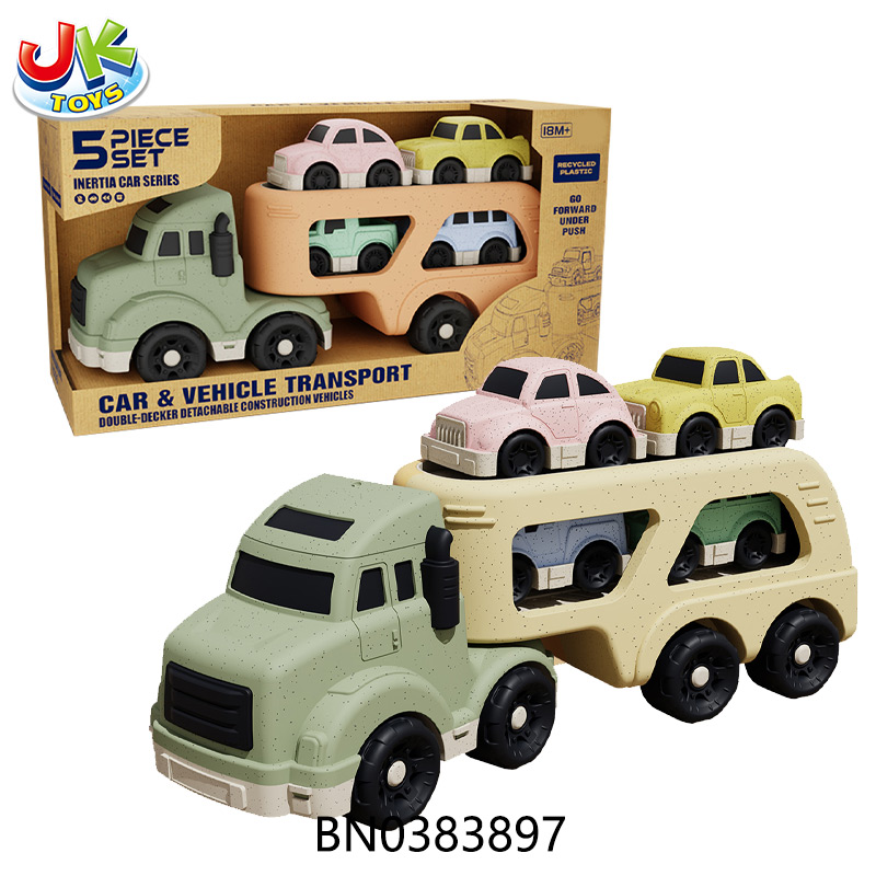 WHEAT STRAW MATERIAL SLIDING VEHICLE TRANSPORT toys