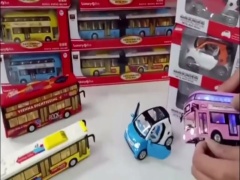 PULL-BACK ALLOY BUS  W/OPEN THE DOOR,LIGHT,MUSIC(4 COLORS MIXED) toys