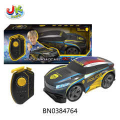 2.4G  VOICE CHANGER R/C CAR  W/ONE CLICK SHOUT(BLACK) toys