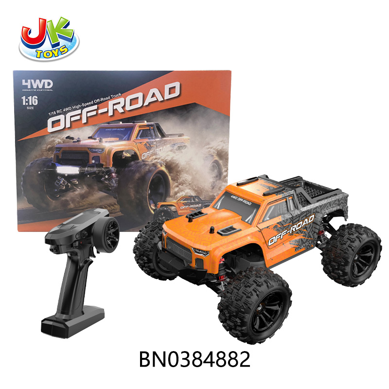 1:16 BRUSHLESS R/C CAR(BLACK ORANGE) toys