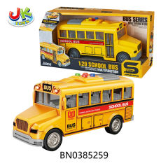 1:20 FRICTION SCHOOL BUS W/LIGHT&MUSIC toys