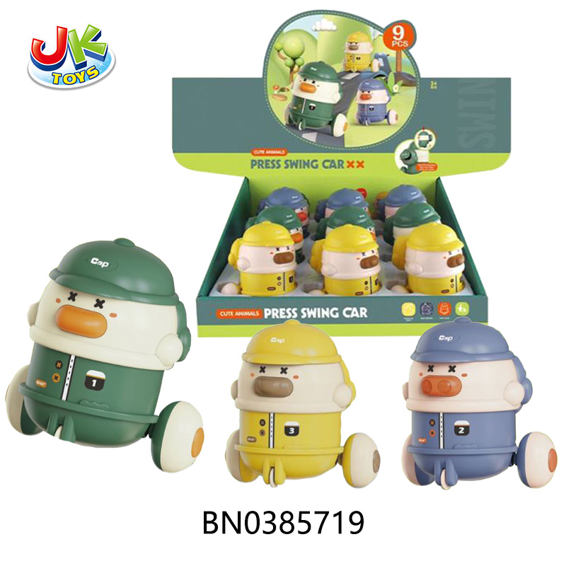 PRESS SWING CAR(3 COLORS,9PCS/DISPLAY BOX) toys