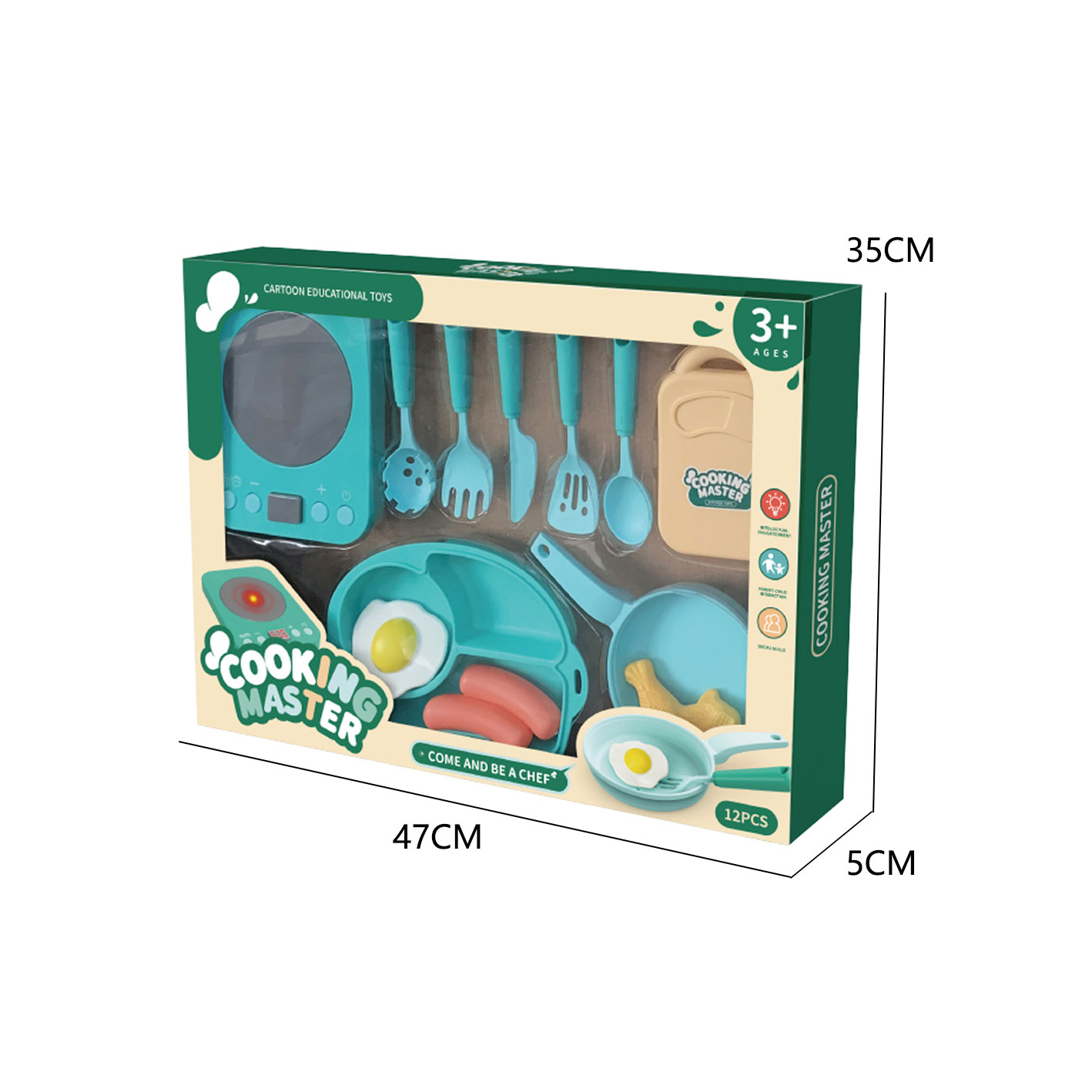 TABLEWARE SET W/LIGHT,SOUND toys