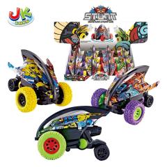 FRICTION STUNT CAR(4 COLORS,12PCS/DISPLAY BOX) toys
