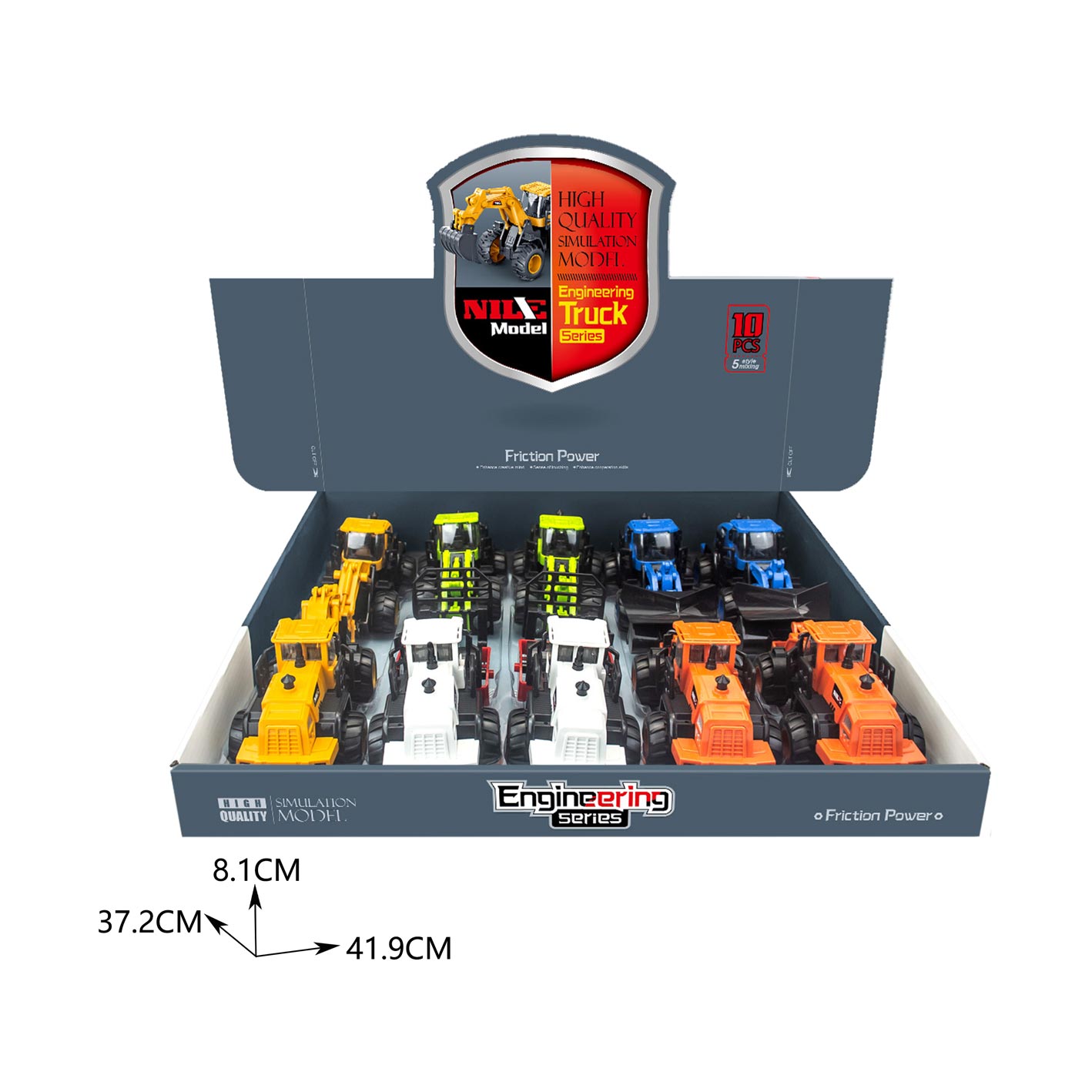 INERTIAL TRUCK(5 ASST,10PCS/DISPLAY BOX) toys