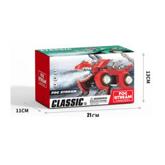 B/O TRANSFORMS DINOSAUR W/SPRAY  toys