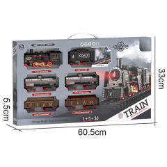 B/O RAIL TRAIN W/LIGHT,MUSIC，SPRAY toys