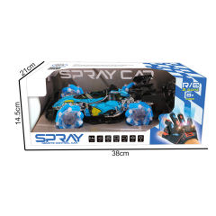 R/C STUNT CAR W/DUAL REMOTE CONTROL  W/LIGHT,MUSIC,SPRAY toys