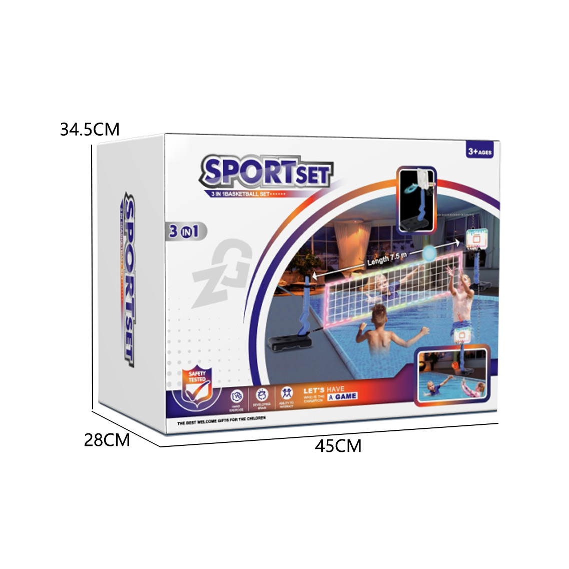 3 IN 1 SPORTS SET toys