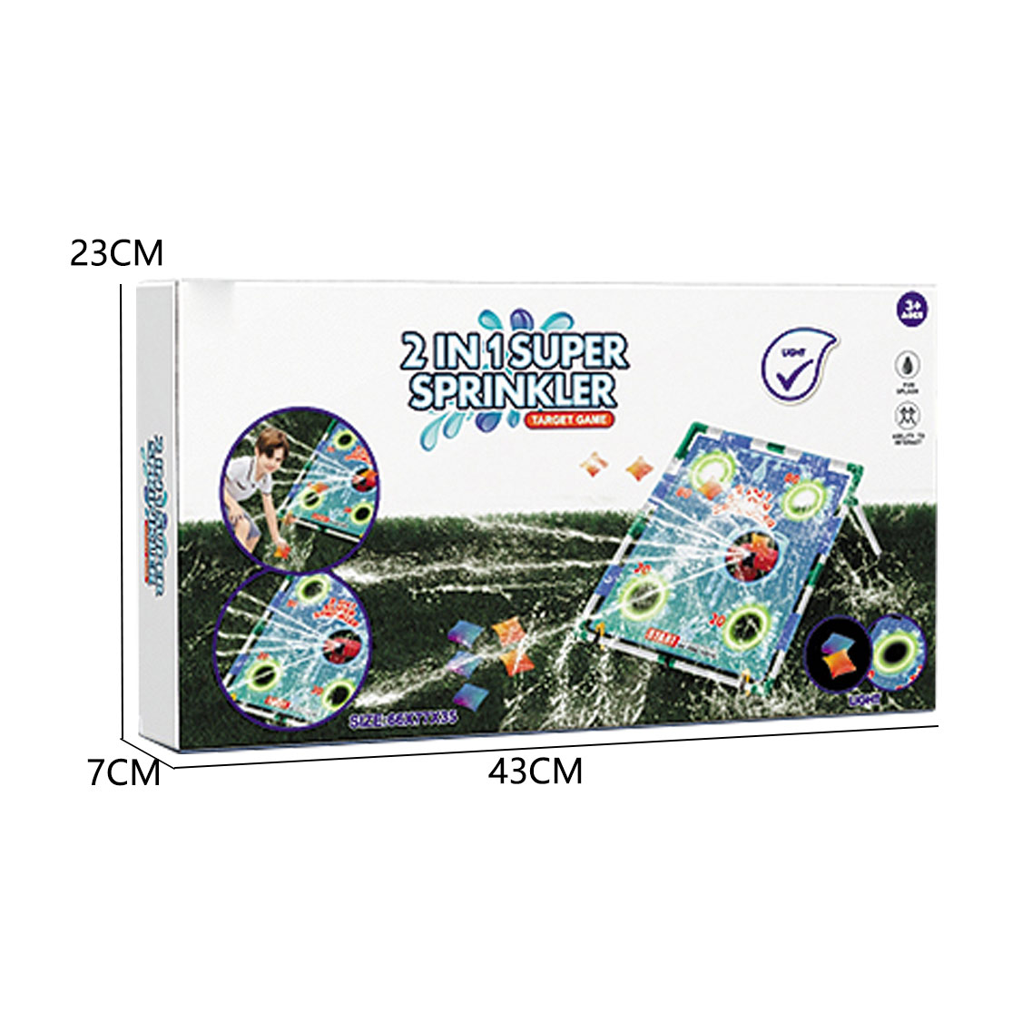 2 IN 1  SPORTS SET W/LIGHT toys