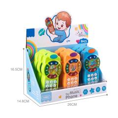 MUSIC PHONE W/LIGHT（3 COLORS,9PCS/DISPLAY BOX） toys