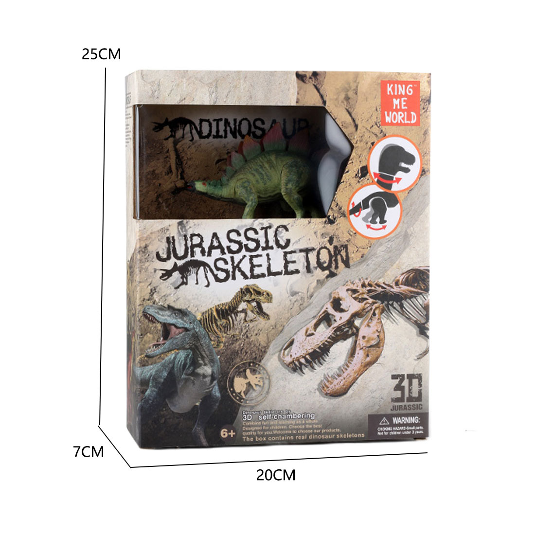 DINOSAUR+DIY SKELETON toys