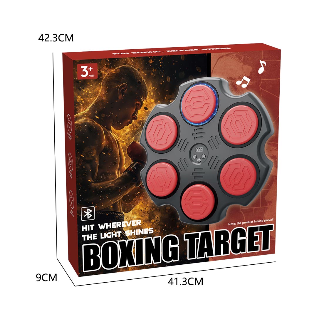 BOXING TARGET W/GLOVES toys