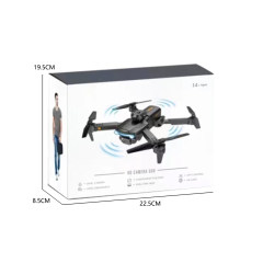 2.4G R/C FOLDING FOUR-AXIS WITH AVOID OBSTACLES ON FOUR SIDES, DUAL CAMERA PLUS OPTICAL FLOW (480P) toys