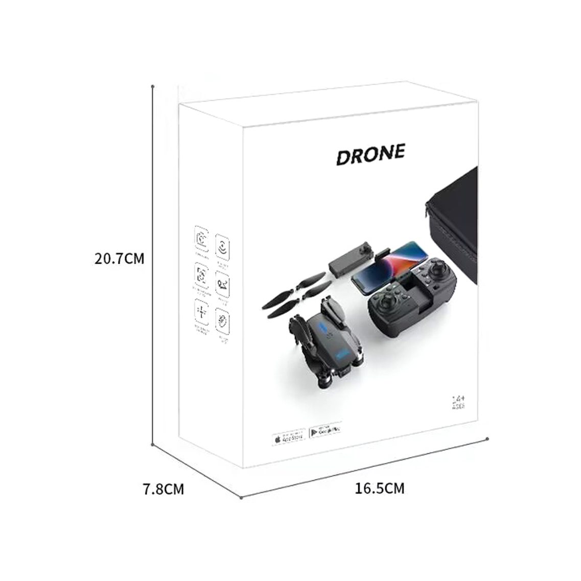 2.4G R/C FOLDING FOUR-AXIS WITH  DUAL CAMERA PLUS OPTICAL FLOW (480P)BRUSHLESS MOTOR toys