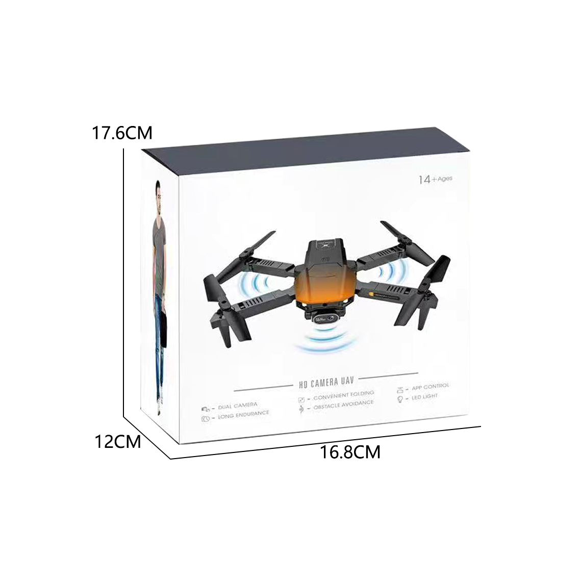 2.4G REMOTE CONTROL FOLDING FOUR-AXIS  W/DUAL CAMERAS toys