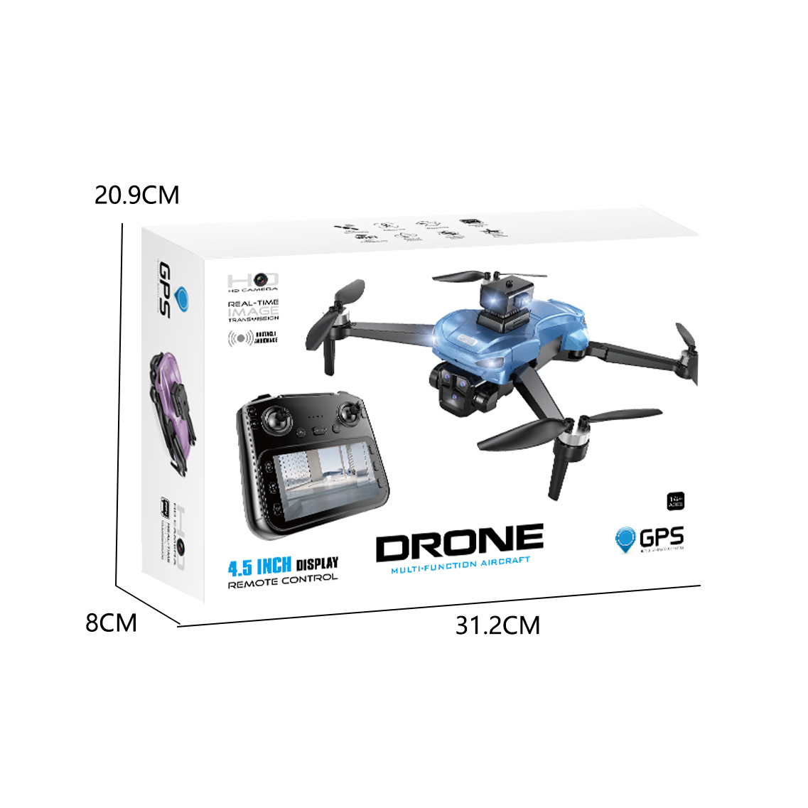 R/C DRONE W/GPS,REAL-TIME GRAPHICS toys