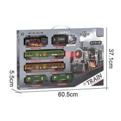 B/O RAIL TRAIN W/LIGHT,MUSIC，SPRAY toys