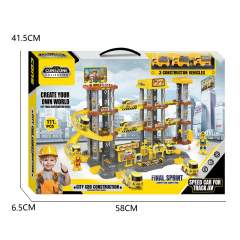 DIY ASSEMBLY  EJECTOR RAIL CAR（111PCS） toys