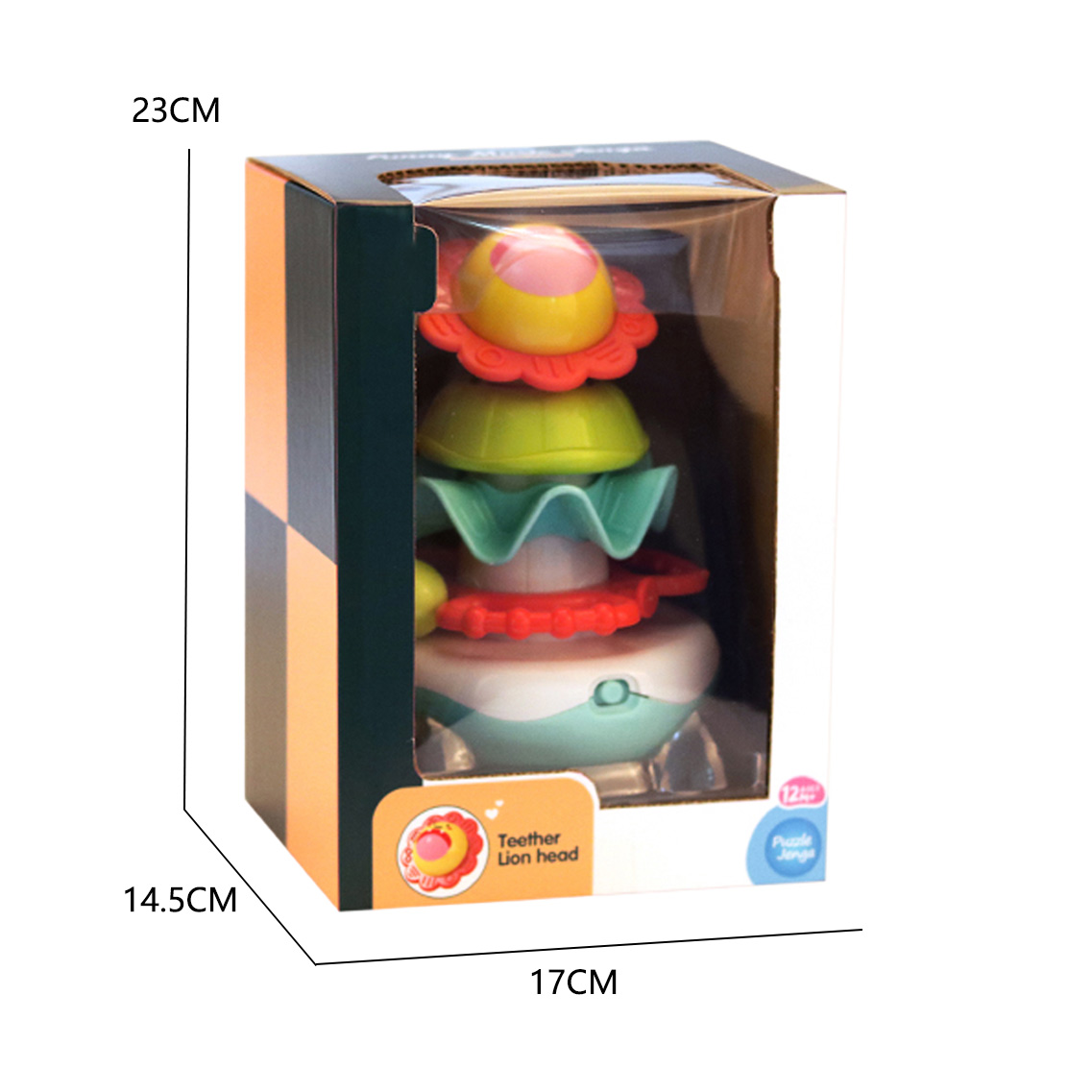 LION JENGA SET  W/MUSIC,SPIN toys