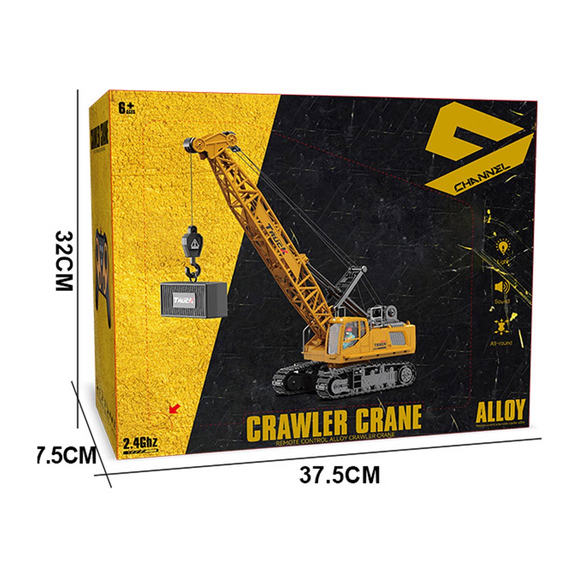 9CH R/C ALLOY TRUCK W/LIGHT,SOUND toys