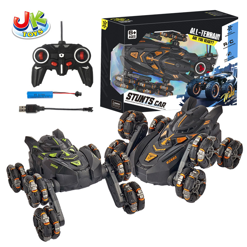 R/C 6-WHEELED STUNT CAR W/LIGHT toys