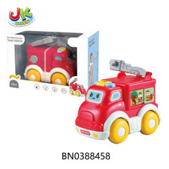 FRICTION FIRE TRUCK W/LIGHTS,MUSIC toys