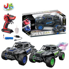 2.4G 1:12 5CH R/C CAR W/LIGHT,SPRAY  2 COLOR MIX toys