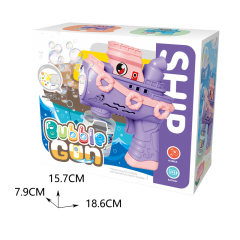 B/O  BUBBLE GUN W/LIGHTS,95ML(2 COLOR MIX) toys