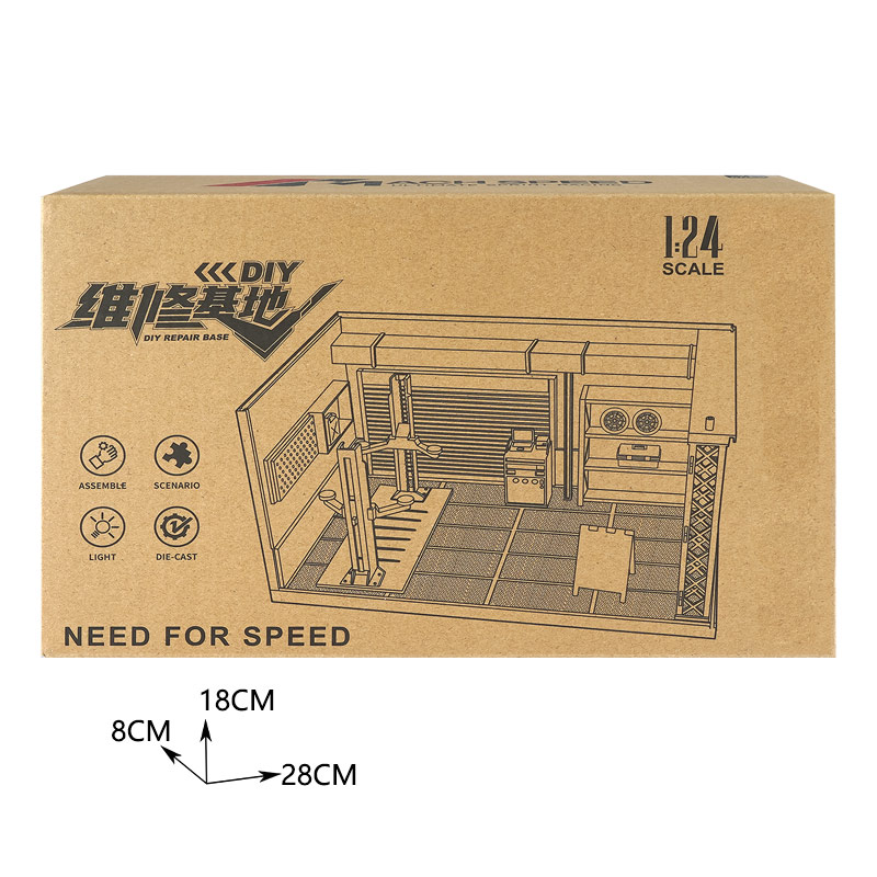 1:24 ALLOY LIFTING PLATFORM W/LIGHTS toys