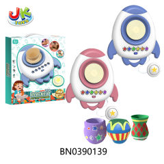 ROCKET POTTERY MACHINE，2 COLORS  toys