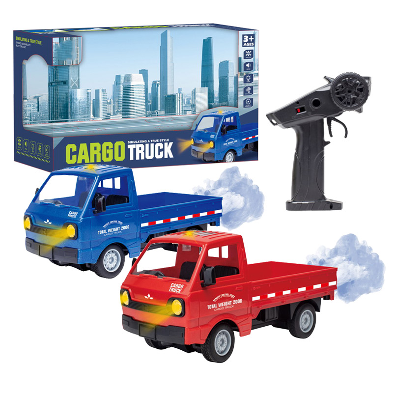 2.4G 4CH R/C TRUCK W/LIGHT,MUSIC,SPRAY(RED/BLUE) toys