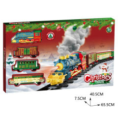 B/O RAILWAY TRAIN W/LIGHT,SOUND,SPRAY(CHRISTMAS STYLE) toys
