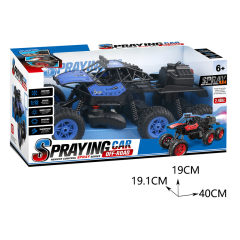2.4G 1:12 6CH R/C 6-WHEELED ALLOY CAR W/LIGHT,SPRAY(RED/BLUE) toys