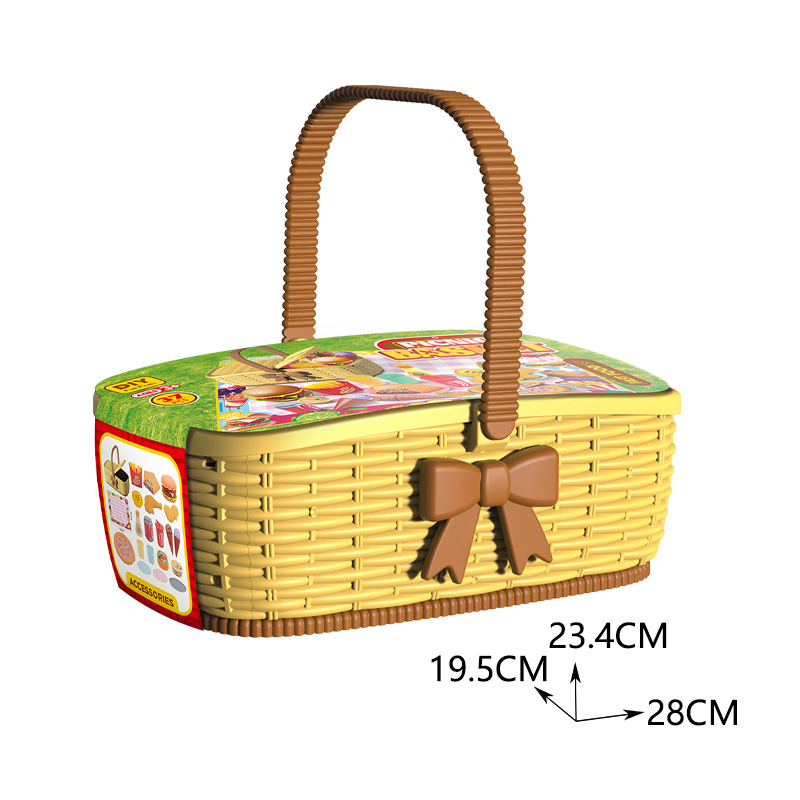 BURGER PIZZA SET W/PICNIC BASKET toys